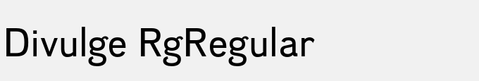 Divulge Rg-Regular