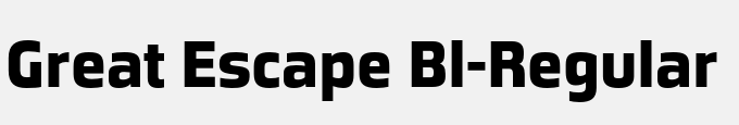 Great Escape Bl-Regular