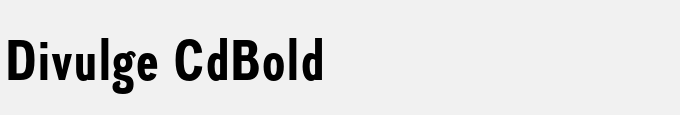 Divulge Cd-Bold