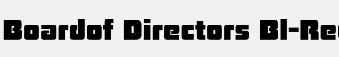 Boardof Directors Bl-Regular