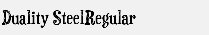Duality Steel-Regular