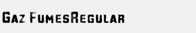Gaz Fumes-Regular
