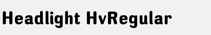 Headlight Hv-Regular