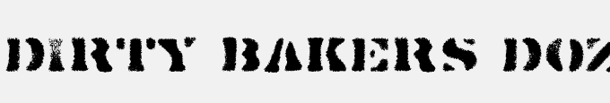 Dirty Bakers Dozen Spraypaint-Regular