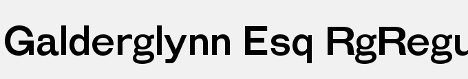 Galderglynn Esq.Rg-Regular