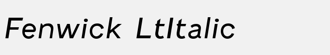 Fenwick Lt-Italic