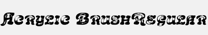 Acrylic Brush-Regular