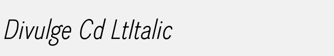 Divulge Cd Lt-Italic