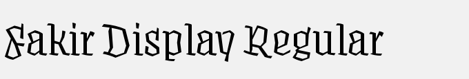 Fakir Display Regular