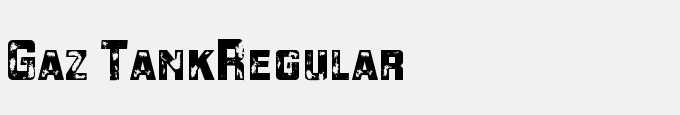 Gaz Tank-Regular