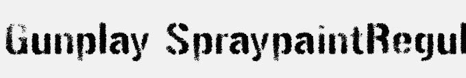 Gunplay Spraypaint-Regular