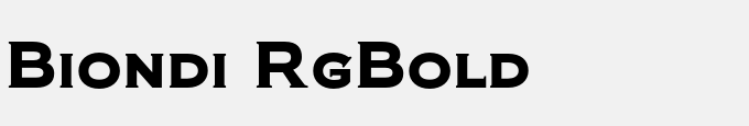 Biondi Rg-Bold