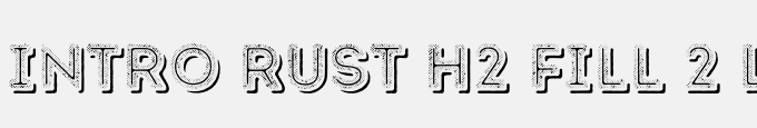Intro Rust H2 Fill 2 Line Shade