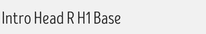 Intro Head R H1 Base