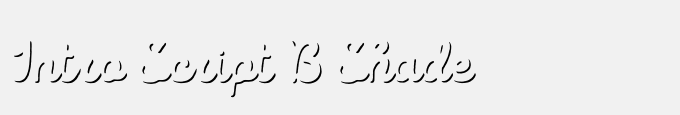 Intro Script B Shade