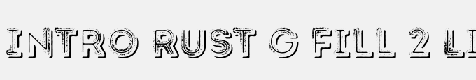 Intro Rust G Fill 2 Line Shade