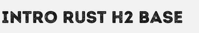 Intro Rust H2 Base