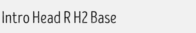 Intro Head R H2 Base
