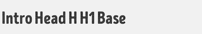 Intro Head H H1 Base