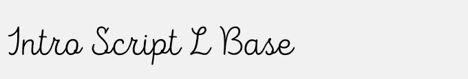 Intro Script L Base