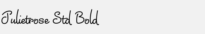 Julietrose Std Bold