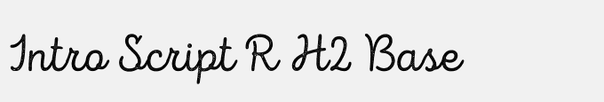 Intro Script R H2 Base