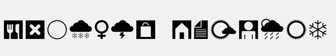 Leitura Symbols Dingbats