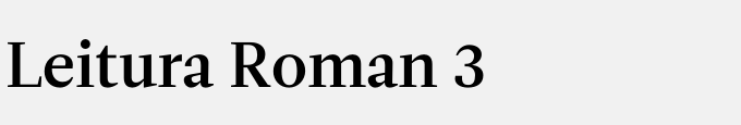 Leitura Roman 3