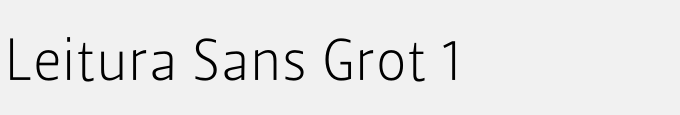 Leitura Sans Grot 1