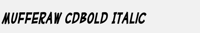 Mufferaw Cd-Bold Italic