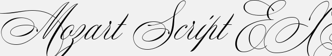 Mozart Script EXT Thin