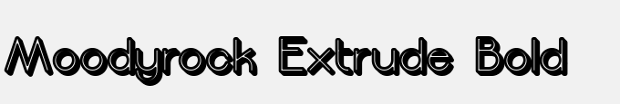 Moodyrock Extrude Bold