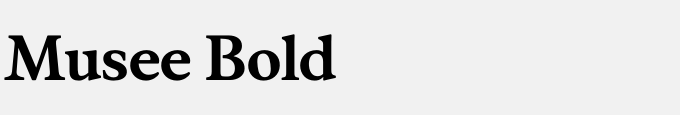 Musee Bold