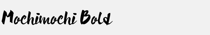 Mochimochi Bold