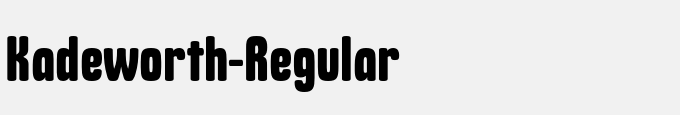 Kadeworth-Regular