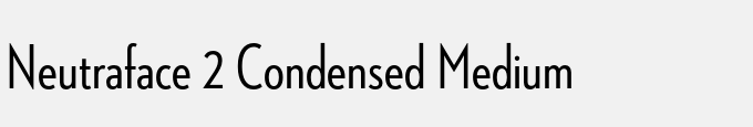 Neutraface 2 Condensed Medium