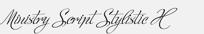 Ministry Script Stylistic HFF