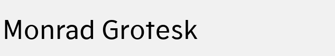 Monrad Grotesk