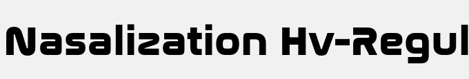 Nasalization Hv-Regular
