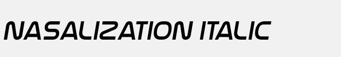 Nasalization Italic