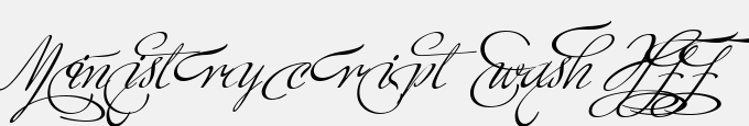Ministry Script Swash HFF
