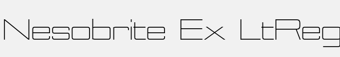 Nesobrite Ex Lt-Regular