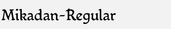 Mikadan-Regular