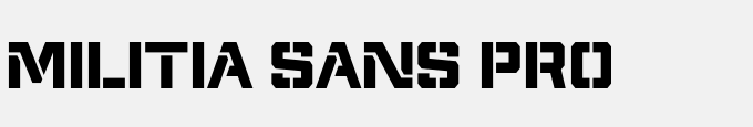 Militia Sans Pro