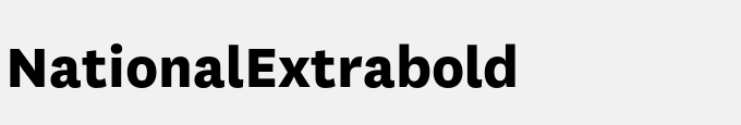 National-Extrabold