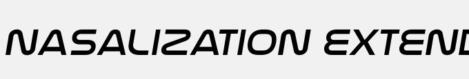 Nasalization Extended Italic