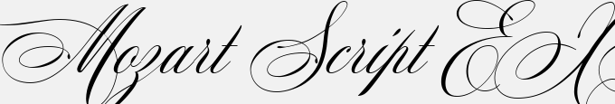 Mozart Script EXT Bold