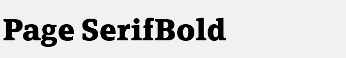 Page Serif-Bold