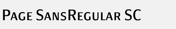 Page Sans-Regular SC