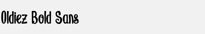 Oldiez Bold Sans